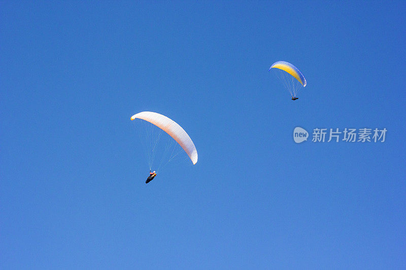 半空中滑翔飞行员，空中飞行，越野飞行员，极限运动，冒险