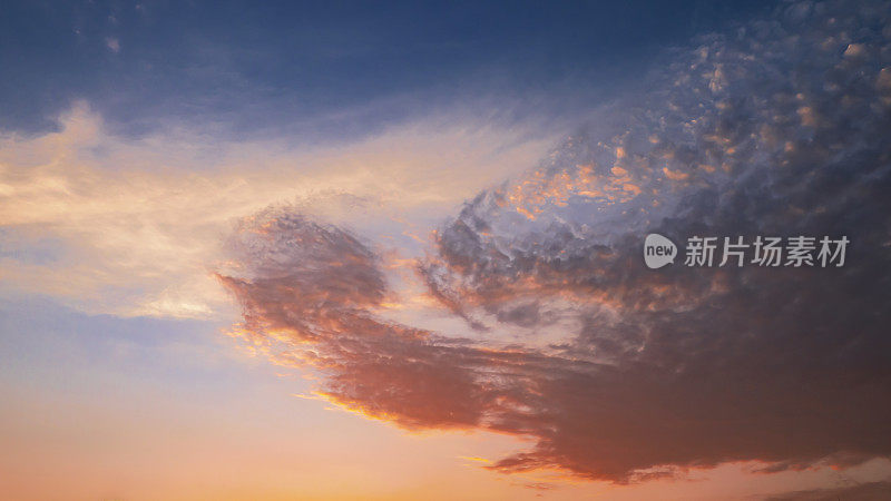 日落的天空背景