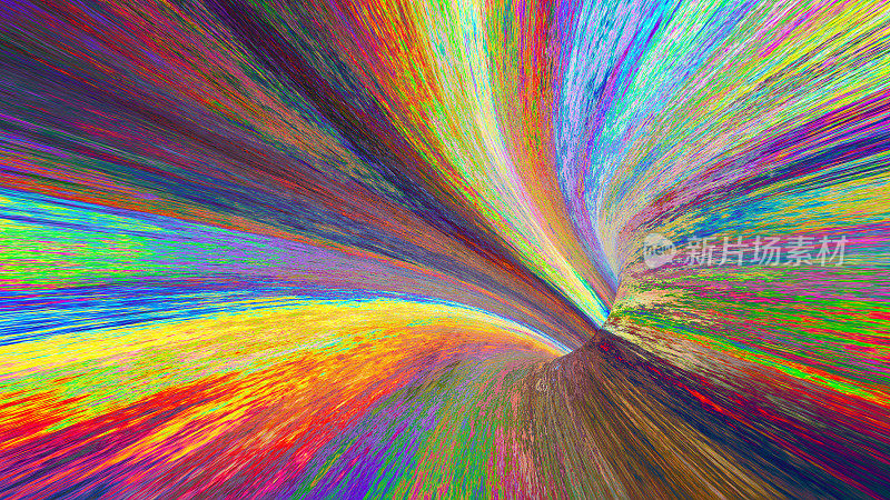 抽象的半透明背景，彩虹色的彩虹