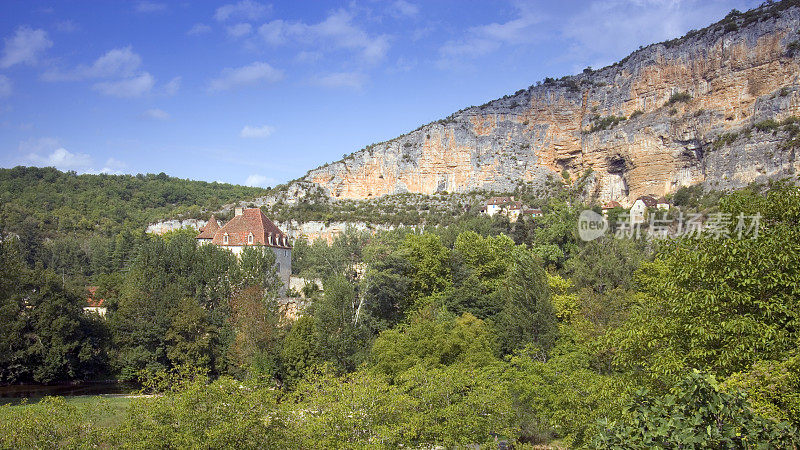 风景如画的索利亚克在Cele，法国