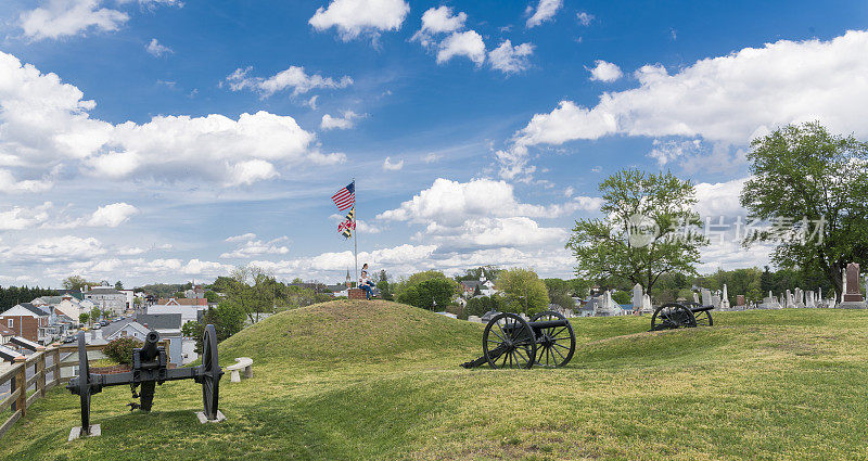 道布尔戴山-内战的国家纪念碑，威廉斯波特，马里兰州，美国