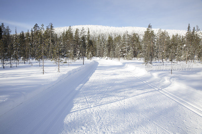 越野滑雪道