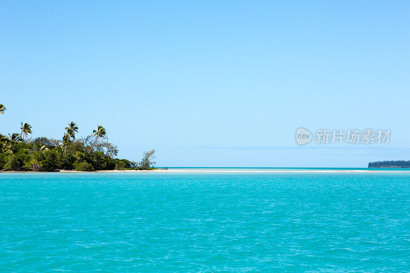 热带海滩天堂，松树岛，新喀里多尼亚