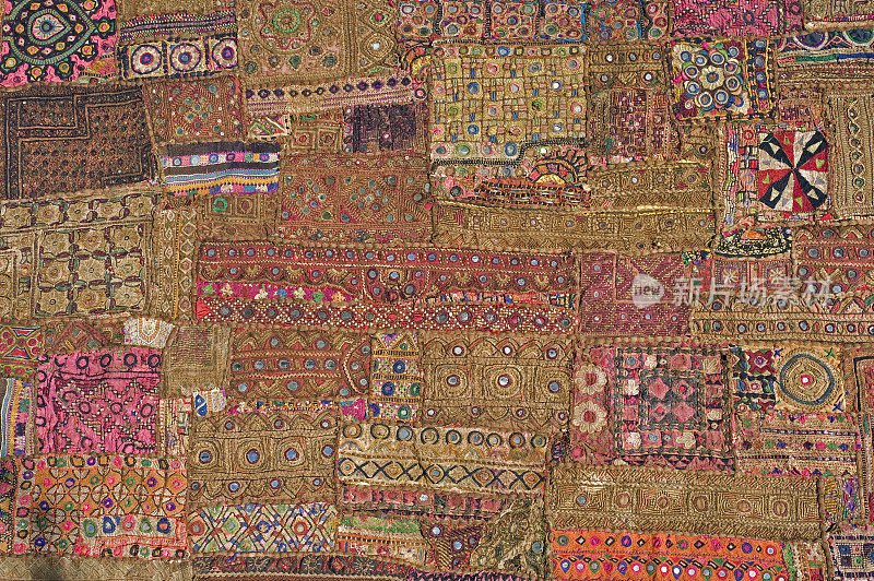 印度的挂毯,拼凑