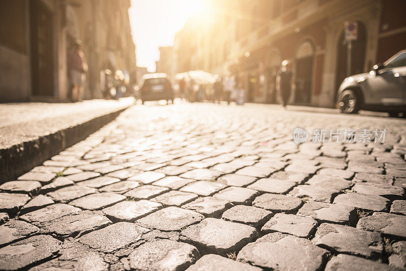 罗马的城市小巷