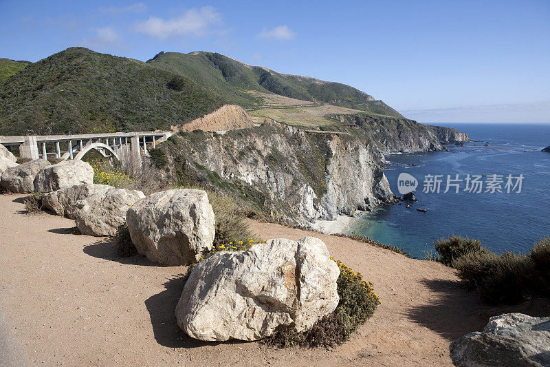 加利福尼亚州海岸线，大苏尔