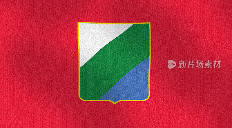 阿布鲁佐意大利系列赛的旗帜飘扬