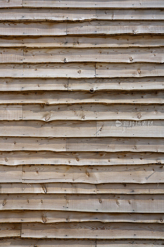 建筑质感――质朴的羽边木墙