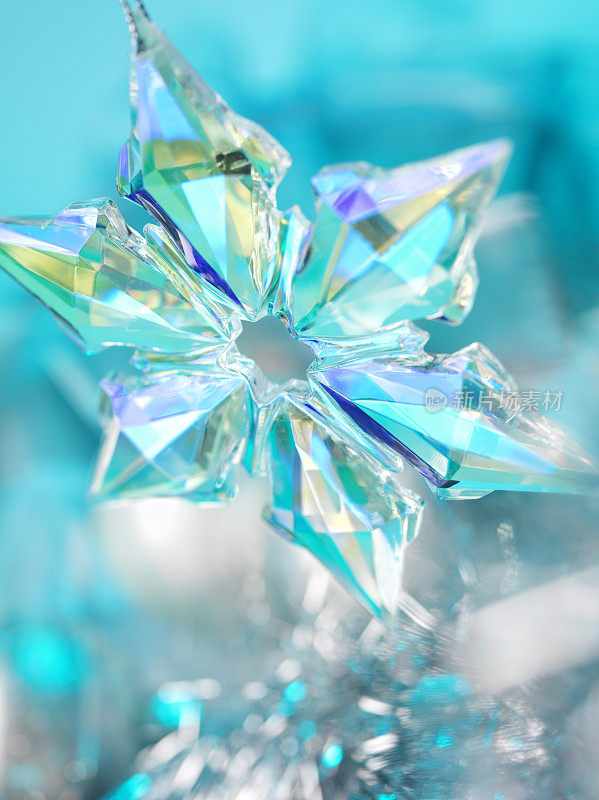水晶星圣诞装饰