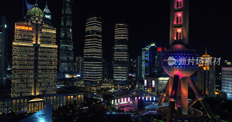 上海新金融区夜景