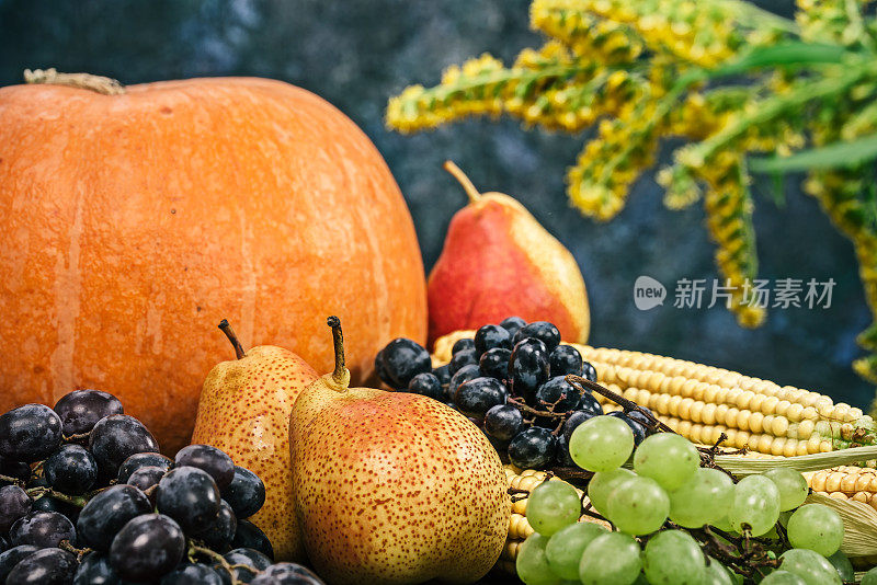 秋天祝福静物