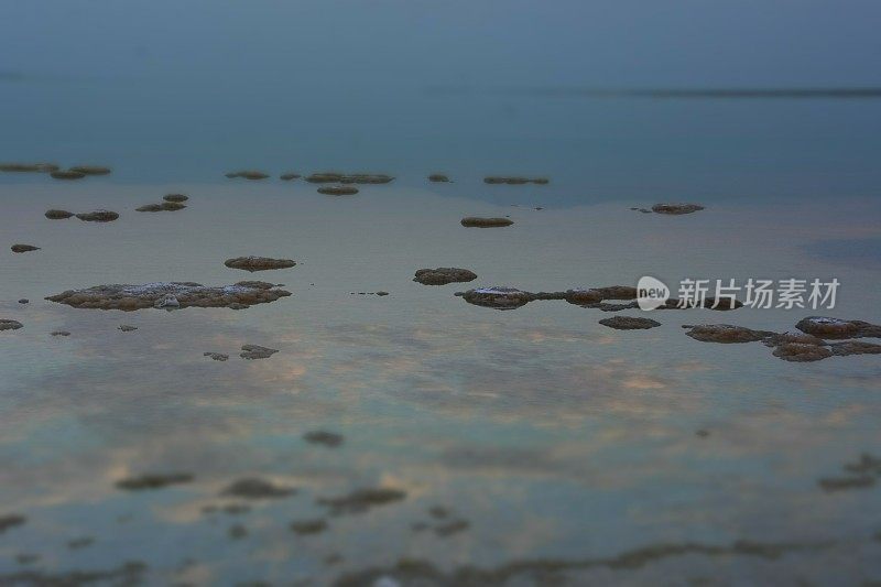 死海背景，以色列