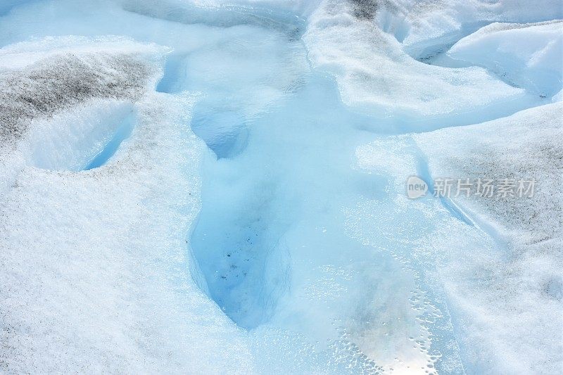 莫雷诺冰川裂缝