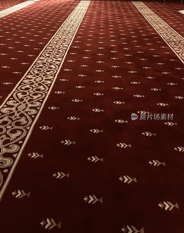 清真寺里的土耳其地毯