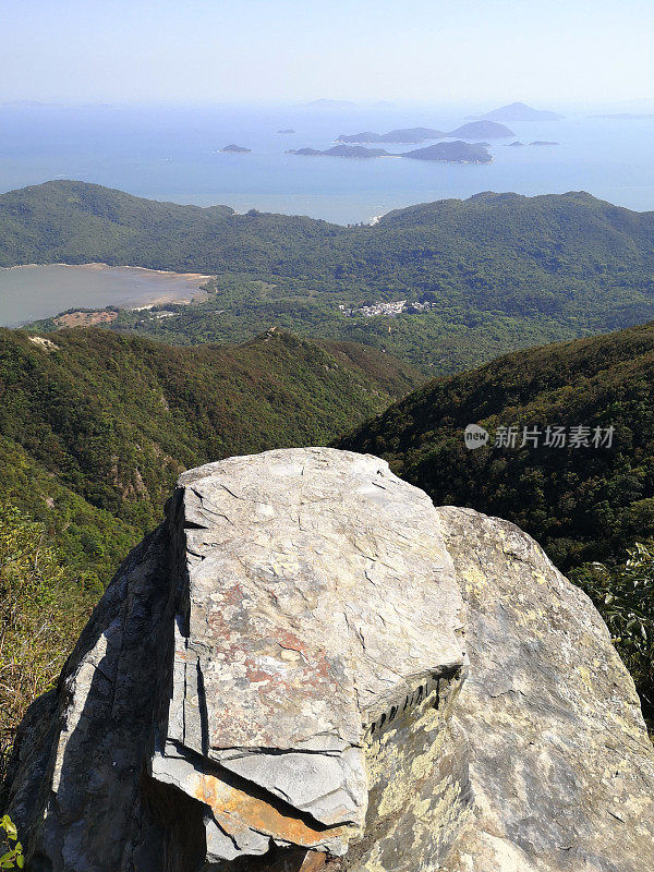 从你的Nga玲，大屿山，香港的全景