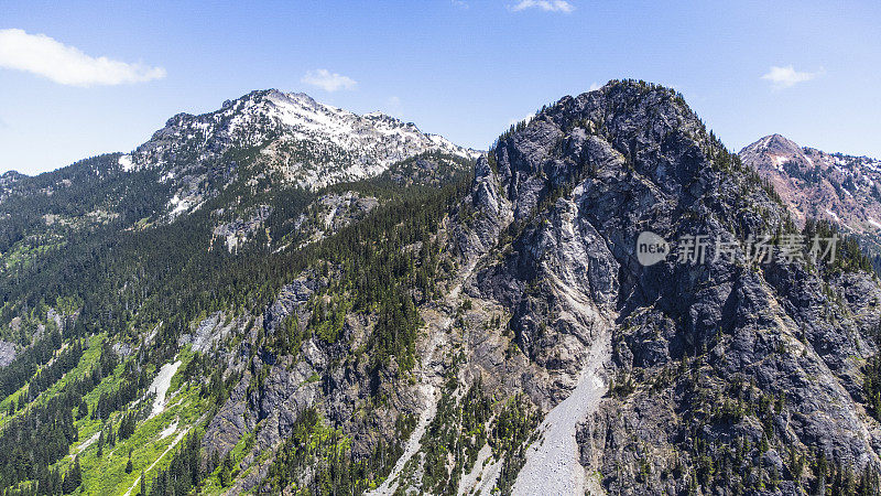 北卡斯卡德，华盛顿，从太平洋山脊步道(PCT)