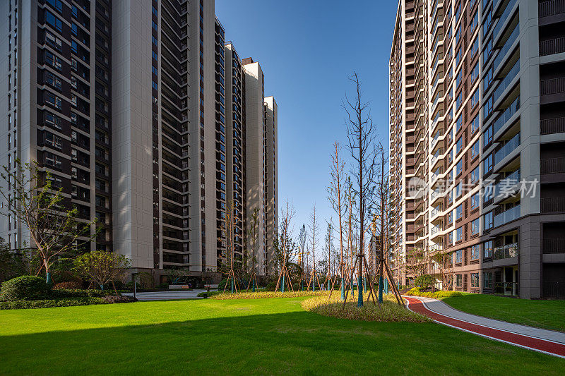 现代城市高层住宅园林景观，