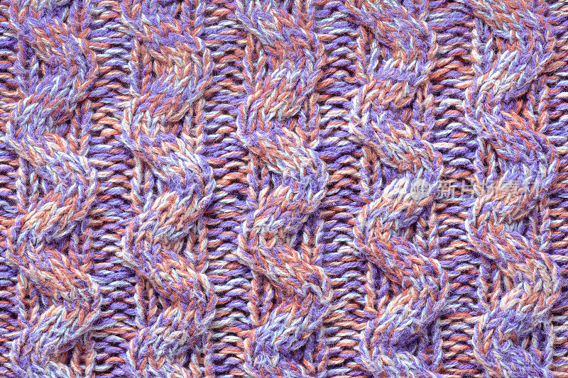 针织纹理自然柔软羊毛针织面料混合粉彩背景