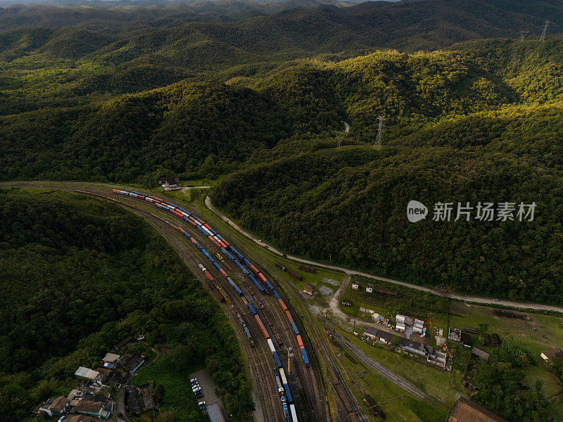 商业物流列车