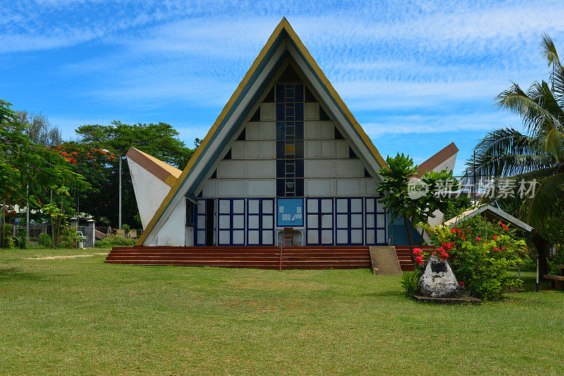 瓦努阿图维拉港的佩顿纪念长老会教堂