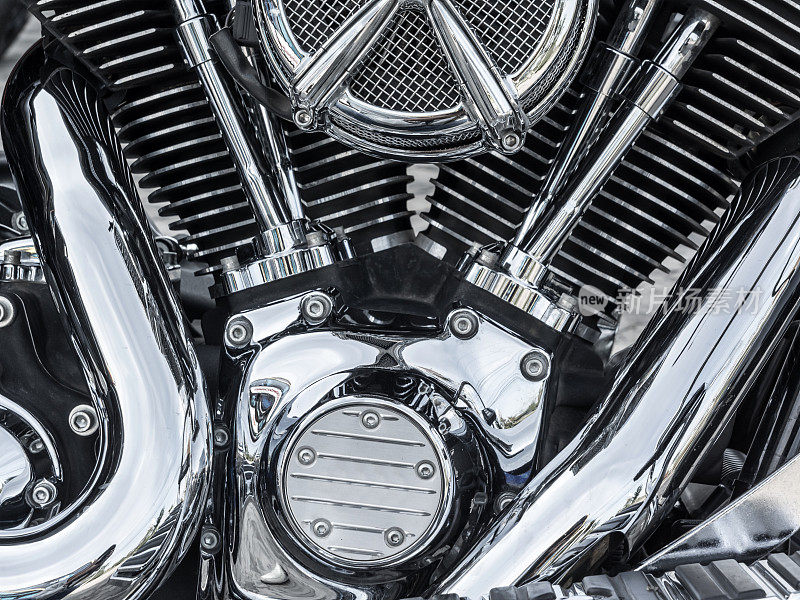 摩托车细节-发动机模块