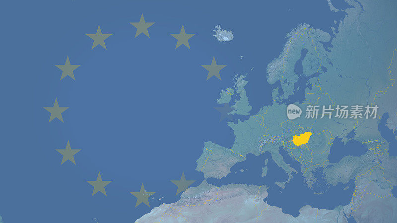 匈牙利于2004年16:9加入欧盟，并有边界