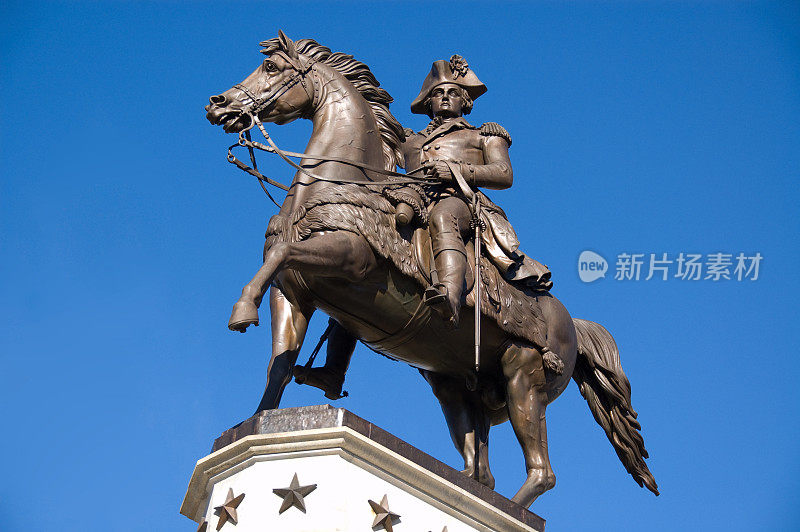 乔治·华盛顿骑马的纪念碑