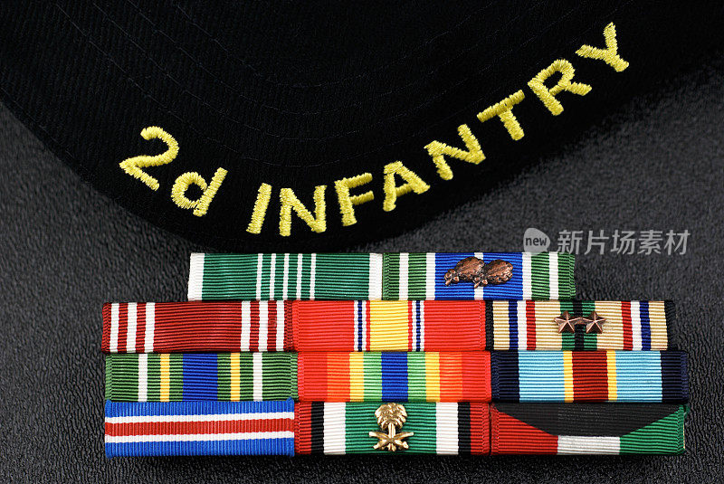 美国陆军第二步兵团和绶带