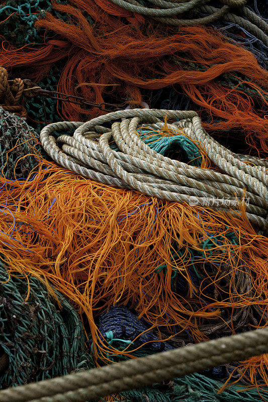 渔网及绳索