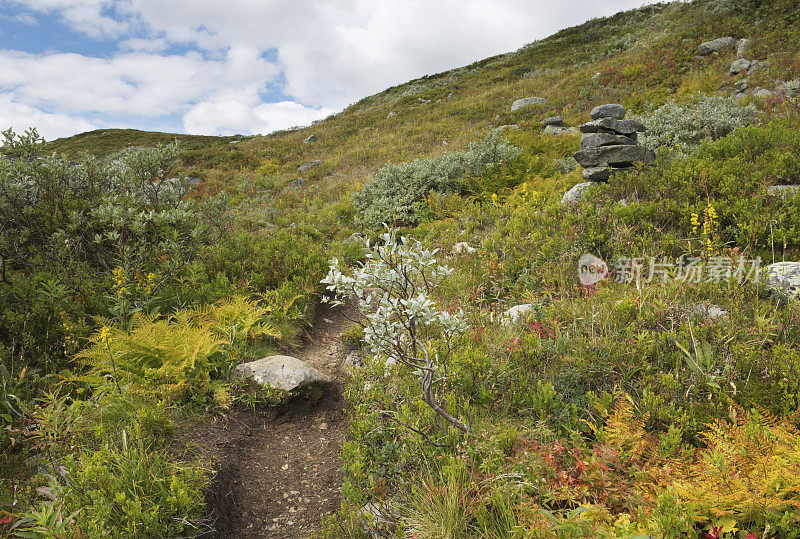 秋天来到了Jotunheimen山脉