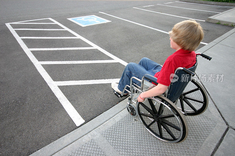 Wheelchair-Only停车位