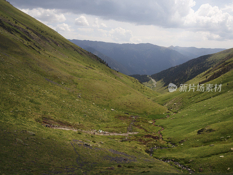 安道尔的山地景观