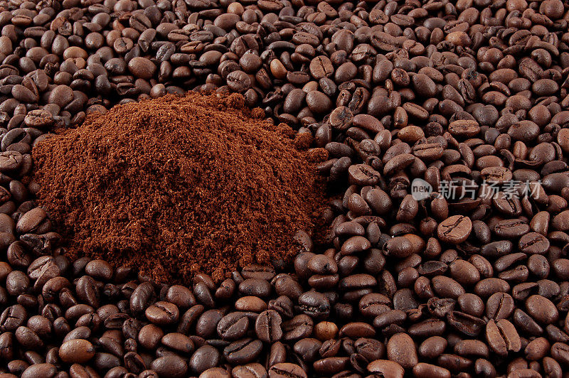 咖啡豆粉