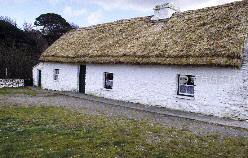 爱尔兰的茅草屋