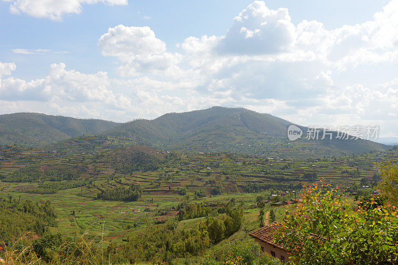 卢旺达布塔雷和基贝霍之间的乡村
