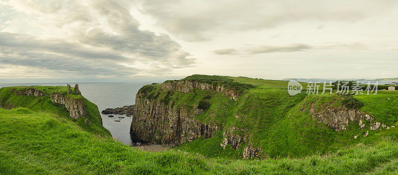 北爱尔兰北岸的全景