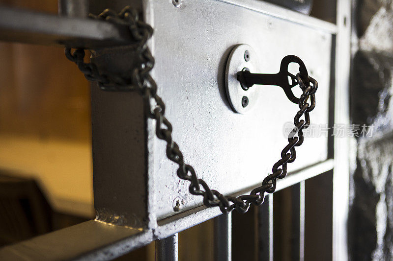 旧监狱的锁和钥匙
