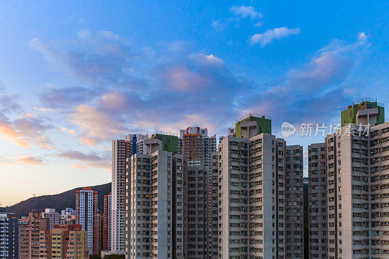 香港的住宅楼宇