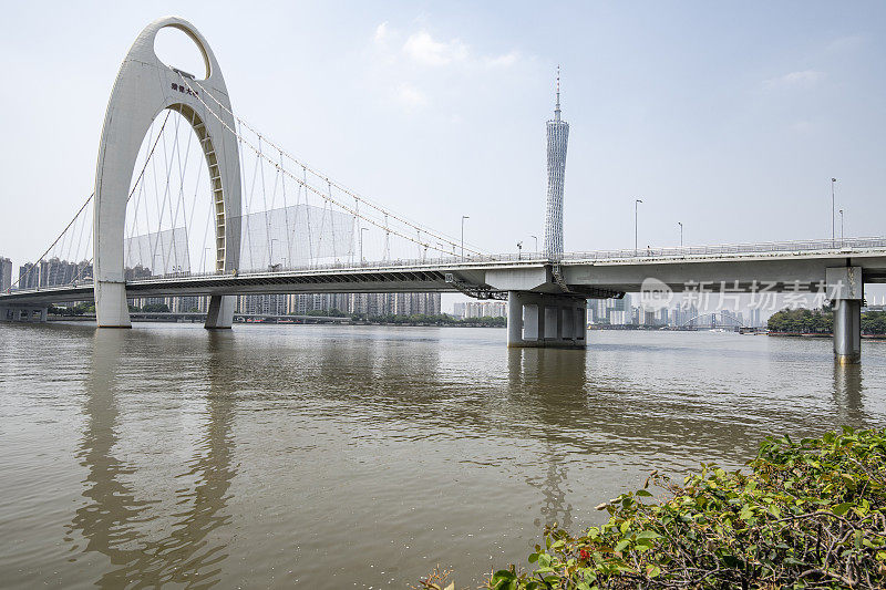 广州塔和猎德桥是中国广州的地标