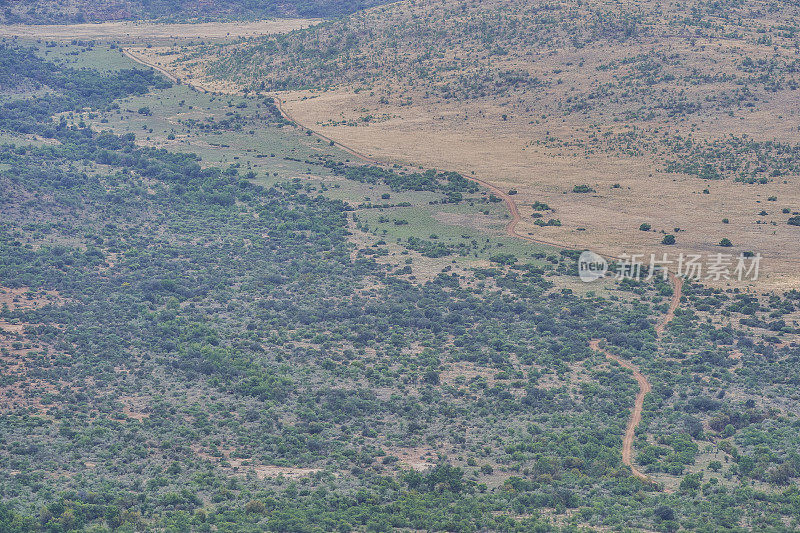 南非美丽的兰尼斯堡国家公园的夏日美景