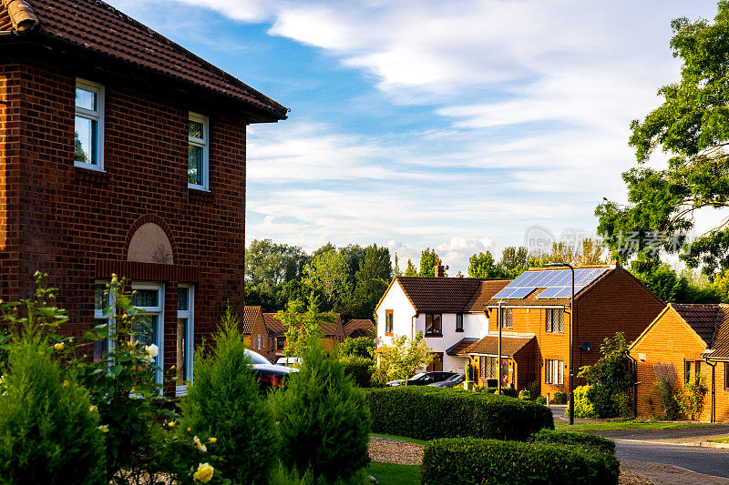 英国一栋新建住宅中的家庭住宅