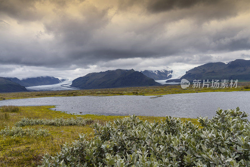 全景Langjökull，冰岛