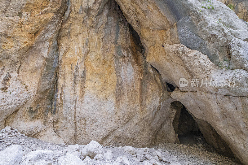 Gorropu峡谷，位于意大利撒丁岛中东部的Supramonte地区