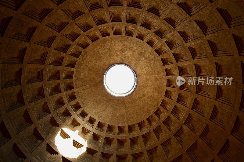 意大利罗马万神殿的圆顶
