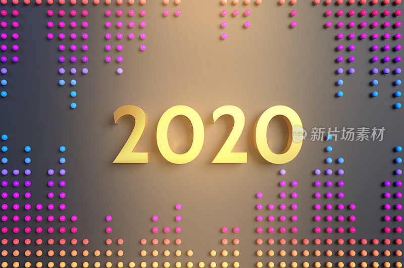 欢迎2020年，新年快乐!