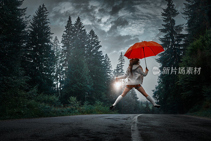 雨，乐趣和能量