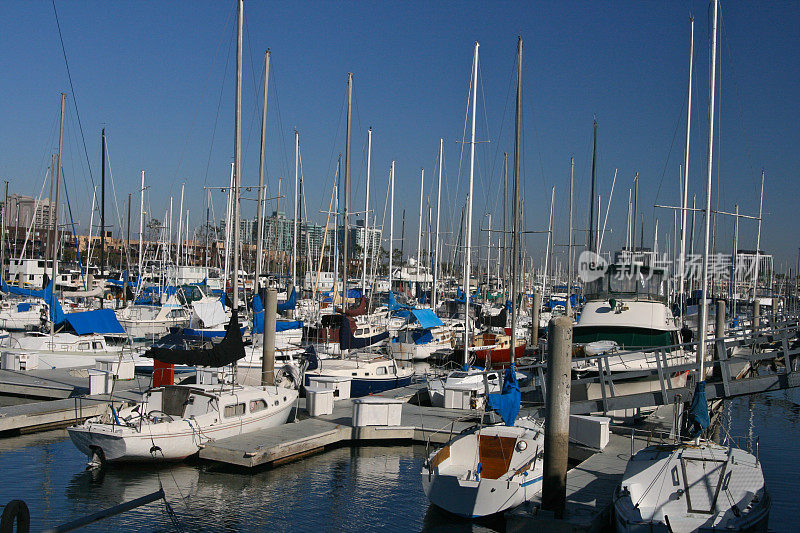 马里纳德雷，加利福尼亚游艇之家，摩托艇，帆船，游艇