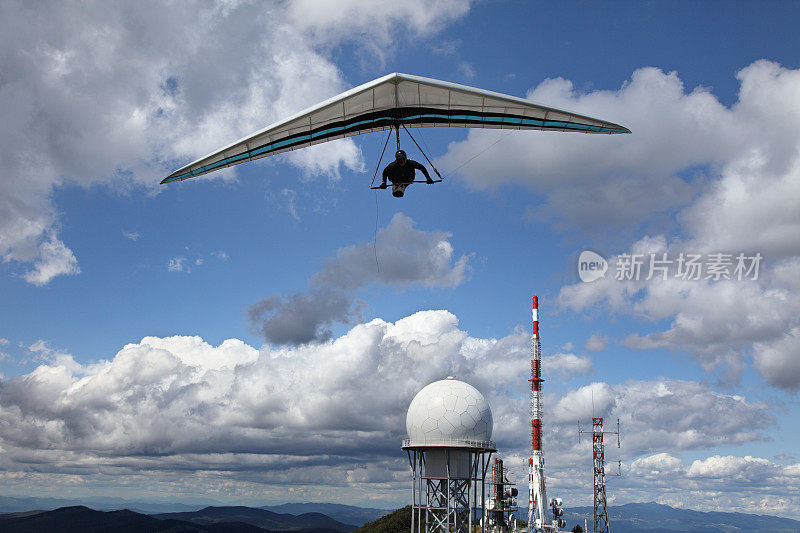 Hanggliders上方天线