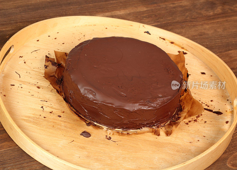 制作巧克力蛋糕