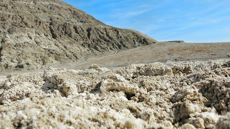 加州死亡谷国家公园的恶水盆地盐滩